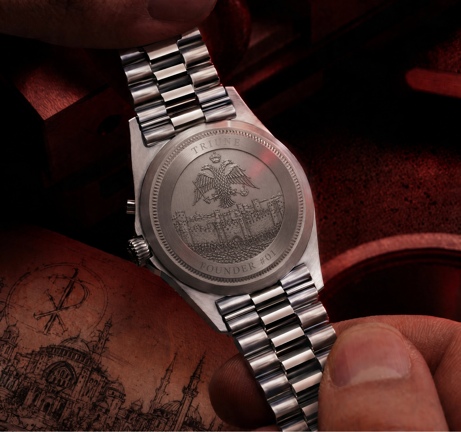 Engraved caseback