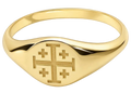 14k Plated Signet Ring
